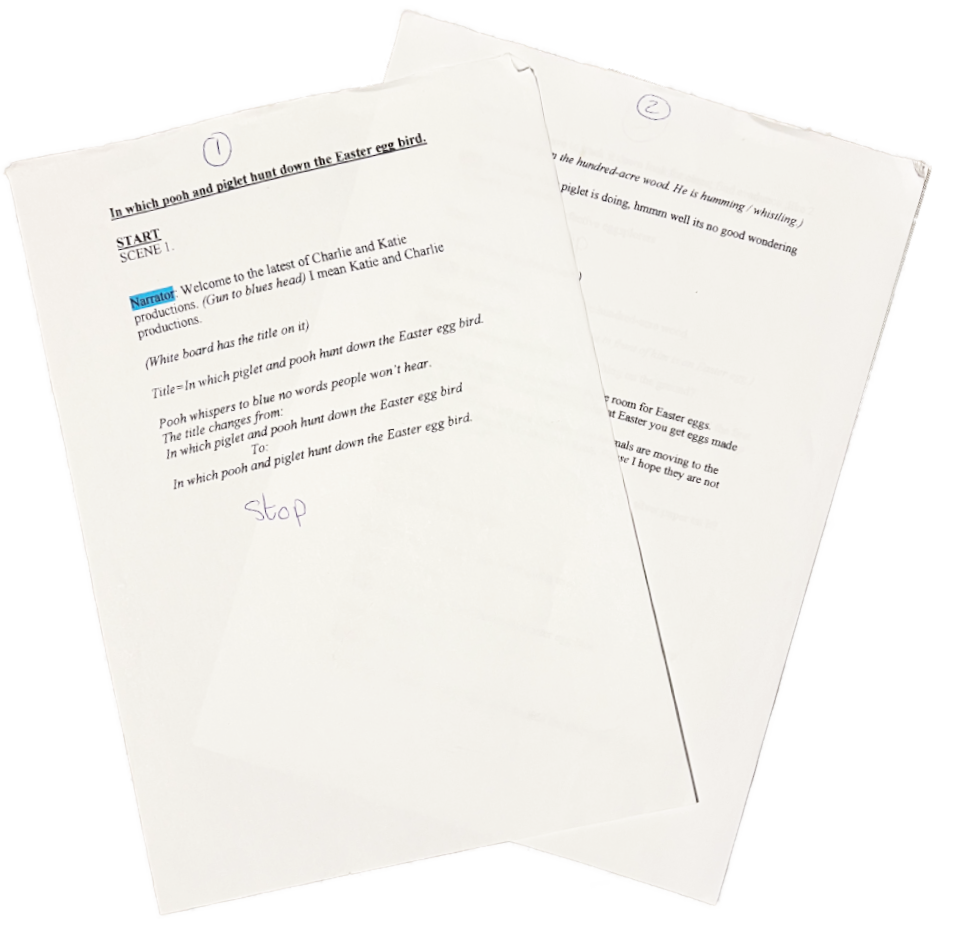 Winnie the Pooh and Piglet home-made film festival script Winnie the Pooh and Piglet home-made film festival script